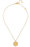 Micro Pearl French Kiss Gold Necklace