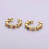 Ford Ear Cuff  Beaded Earring