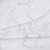 18 inches / Gold Satellite Chain Neclace