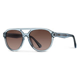 Sterling Denim Blue Brown Gradient Lens Sunglasses