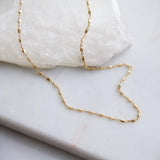 18 inches / Gold Satellite Chain Neclace