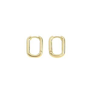 Link-Up Gold Hoop Huggies: Small