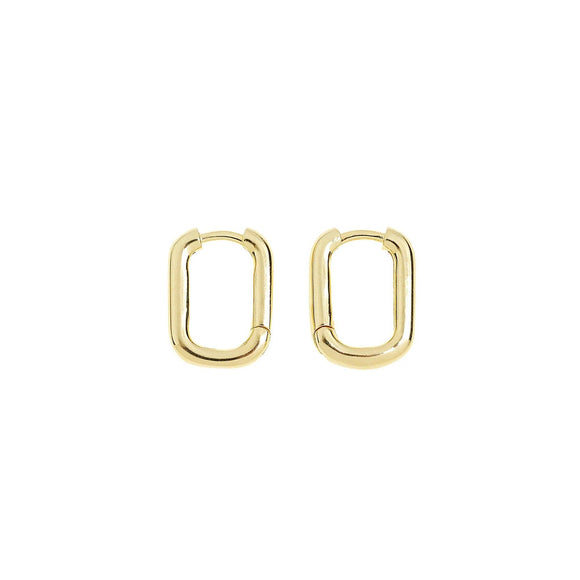 Link-Up Gold Hoop Huggies: Small