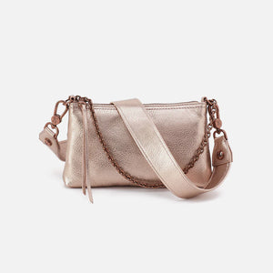 Darcy Crossbody in Pink Gold Metallic