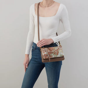 Darcy Double Crossbody in Dark Elm