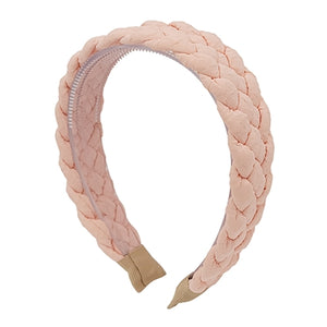 Pink Braided Headband