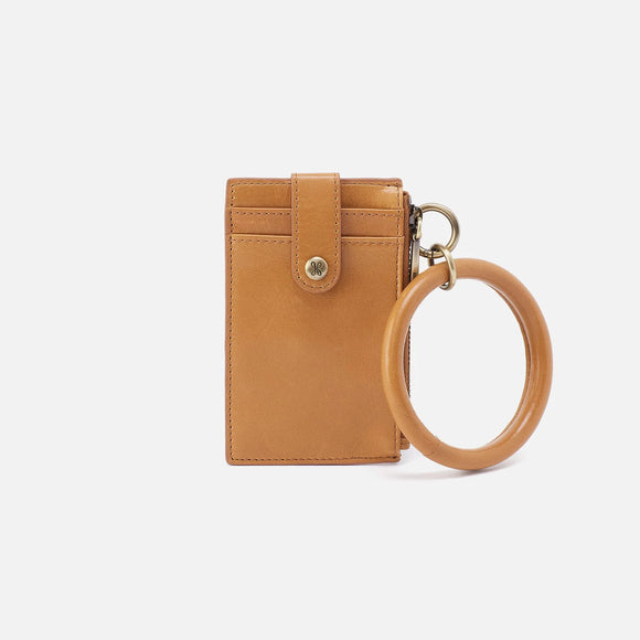 Ring Credit Card Wristlet in Natural