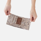 Jill Mini Tri-Fold Wallet in Terrazzo