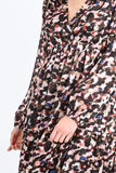 Ann Abstract Print Woven Maxi Dress