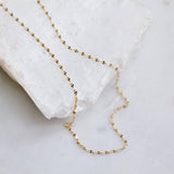 18 inches / Gold Satellite Chain Neclace