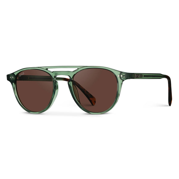 Easton Emerald Green Brown Lens Sunglasses