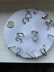Silver Set of 9