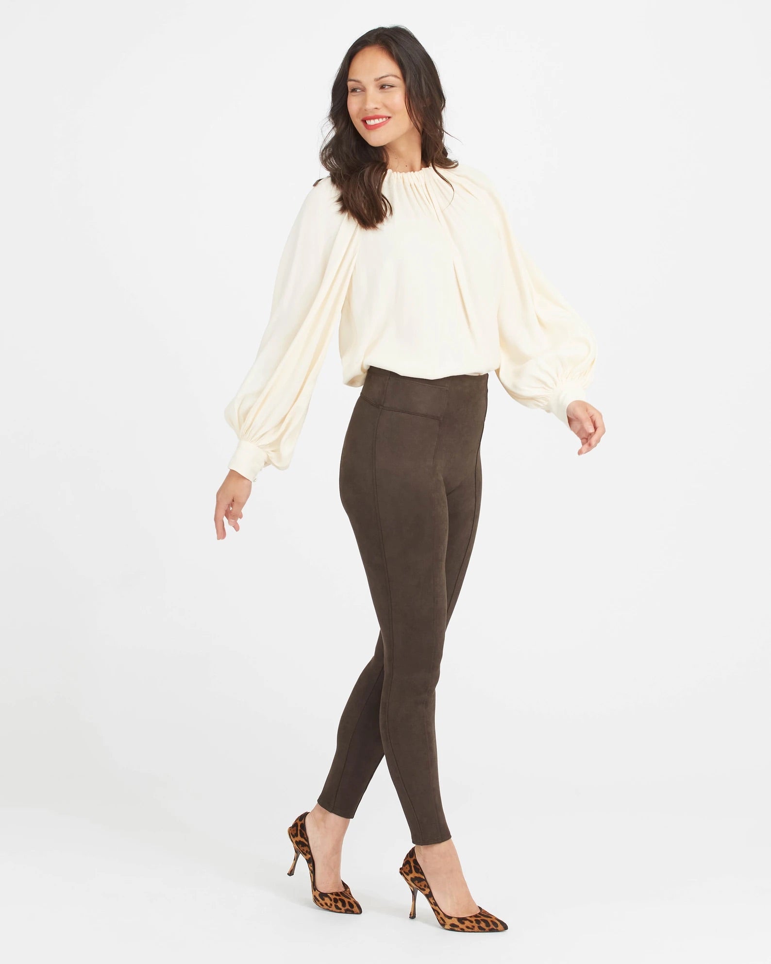 Spanx Suede Leggings in Chocolate – Renew Boutique