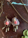 Rose Lavender Labradonite Earrings