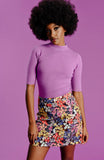 Bougainville Purple Sweater Top