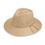 Victoria Fedora Hat in Tan